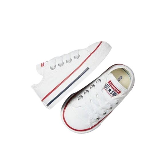 NWT Converse Unisex Toddler All Star Classic Sneakers - 9 T, White - Picture 1 of 7